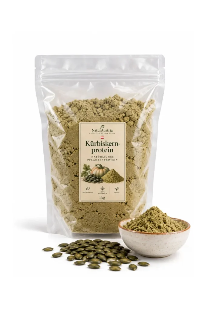 Kürbiskernprotein Pulver aus Kürbiskernen – natürliches pflanzliches Protein